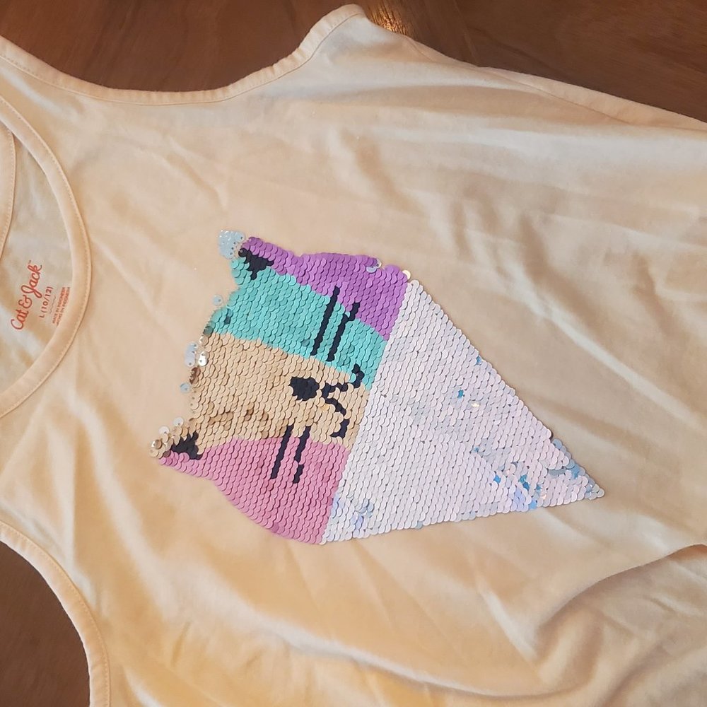 Cat & Jack Sequin T